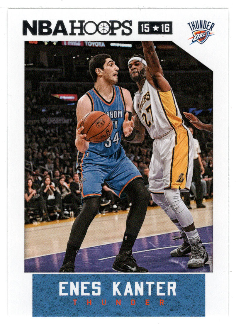 Enes Kanter - Oklahoma City Thunder (NBA Basketball Card) 2015-16 Hoops # 239 Mint