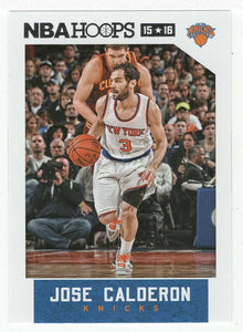 Jose Calderon - New York Knicks (NBA Basketball Card) 2015-16 Hoops # 243 Mint