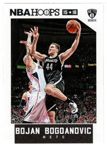 Bojan Bogdanovic - Brooklyn Nets (NBA Basketball Card) 2015-16 Hoops # 245 Mint