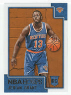 Jerian Grant RC - New York Knicks (NBA Basketball Card) 2015-16 Hoops # 287 Mint