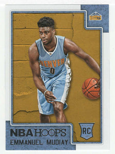 Emmanuel Mudiay RC - Denver Nuggets (NBA Basketball Card) 2015-16 Hoops # 294 Mint