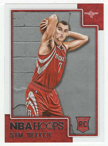 Sam Dekker RC - Houston Rockets (NBA Basketball Card) 2015-16 Hoops # 296 Mint