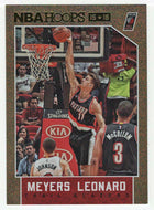 Meyers Leonard - Portland Trail Blazers - Gold Edition (NBA Basketball Card) 2015-16 Hoops # 224 Mint