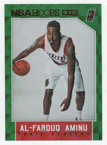 Al-Farouq Aminu - Portland Trail Blazers - Green Edition (NBA Basketball Card) 2015-16 Hoops # 25 Mint