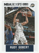 Load image into Gallery viewer, Rudy Gobert - Utah Jazz - Red Backs (NBA Basketball Card) 2015-16 Hoops # 138 Mint
