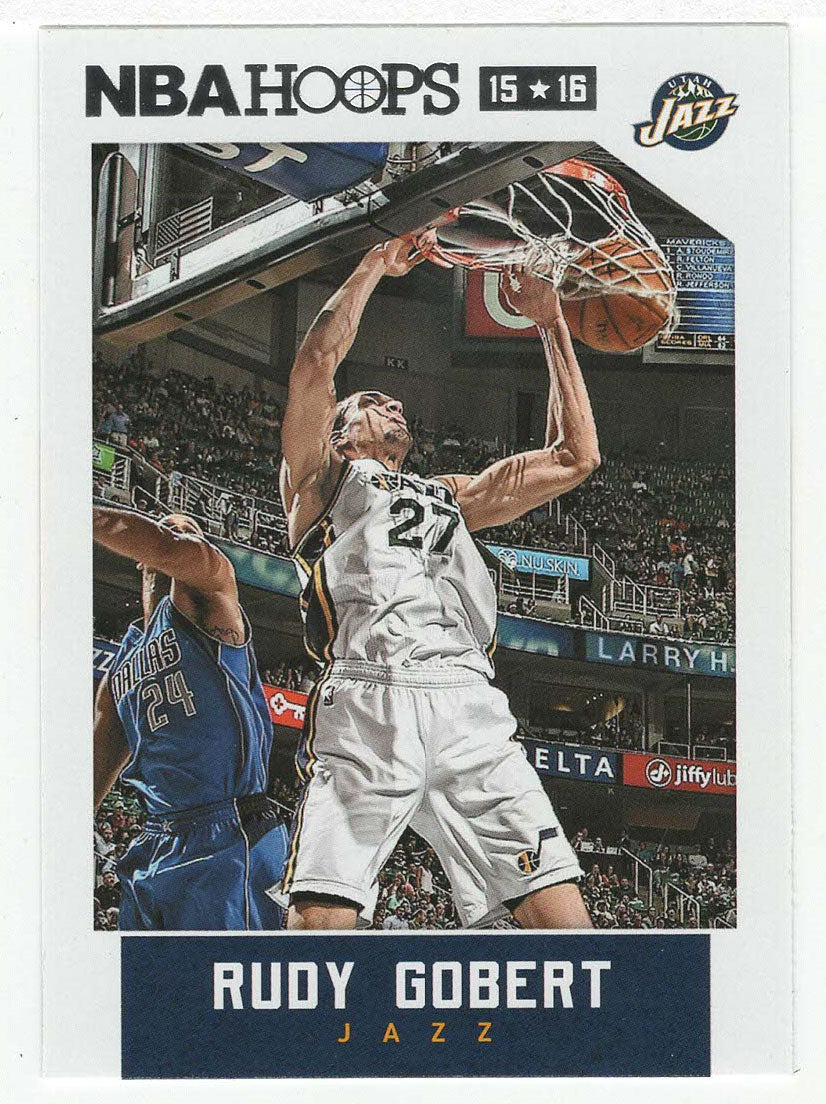 Rudy Gobert - Utah Jazz - Red Backs (NBA Basketball Card) 2015-16 Hoops # 138 Mint