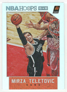 Mirza Teletovic 175/299 - Phoenix Suns - Silver Edition (NBA Basketball Card) 2015-16 Hoops # 36 Mint