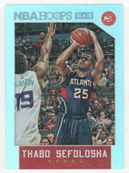 Thabo Sefolosha 113/299 - Atlanta Hawks - Silver Edition (NBA Basketball Card) 2015-16 Hoops # 40 Mint