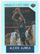 Alexis Ajinca 66/299 - New Orleans Pelicans - Silver Edition (NBA Basketball Card) 2015-16 Hoops # 85 Mint