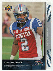 Fred Stamps - Montreal Alouettes (CFL Football Card) 2015 Upper Deck # 15 Mint