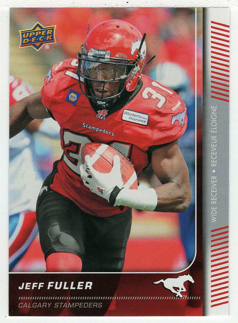 Jeff Fuller - Calgary Stampeders (CFL Football Card) 2015 Upper Deck # 20 Mint