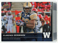 Clarence Denmark - Winnipeg Blue Bombers (CFL Football Card) 2015 Upper Deck # 23 Mint