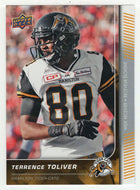 Terrence Toliver - Hamilton Tiger-Cats (CFL Football Card) 2015 Upper Deck # 31 Mint