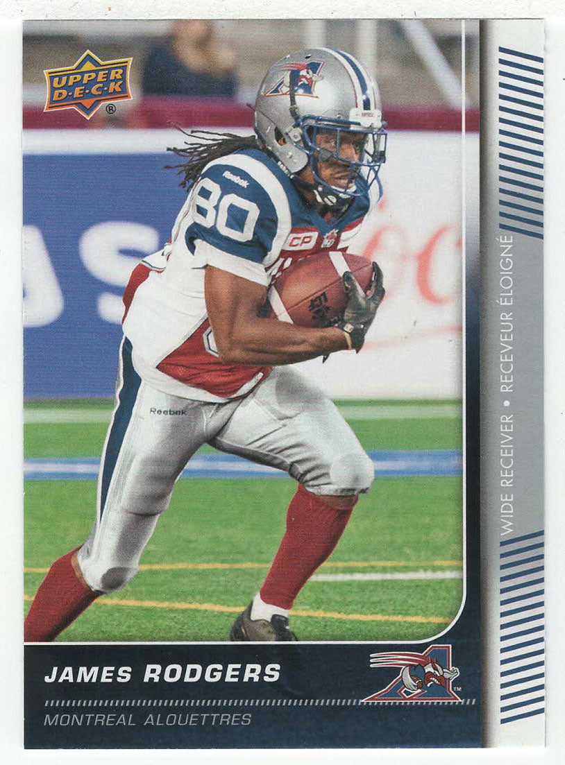 James Rodgers - Montreal Alouettes (CFL Football Card) 2015 Upper Deck # 44 Mint