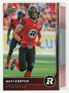 Matt Carter - Ottawa Redblacks (CFL Football Card) 2015 Upper Deck # 45 Mint