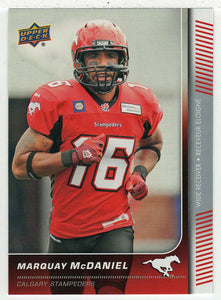 Marquay McDaniel - Calgary Stampeders (CFL Football Card) 2015 Upper Deck # 49 Mint