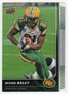 Devon Bailey - Edmonton Eskimos (CFL Football Card) 2015 Upper Deck # 51 Mint