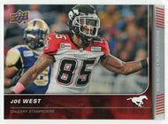 Joe West - Calgary Stampeders (CFL Football Card) 2015 Upper Deck # 60 Mint