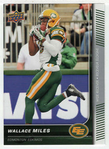 Wallace Miles - Edmonton Eskimos (CFL Football Card) 2015 Upper Deck # 61 Mint