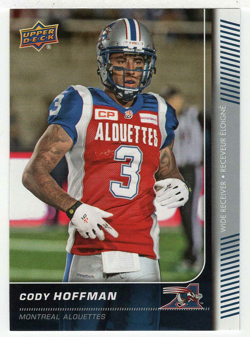 Cody Hoffman - Montreal Alouettes (CFL Football Card) 2015 Upper Deck # 64 Mint