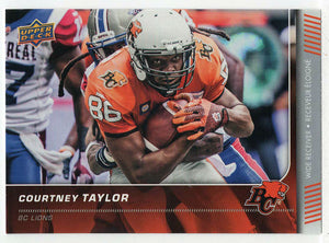 Courtney Taylor - British Columbia Lions (CFL Football Card) 2015 Upper Deck # 79 Mint