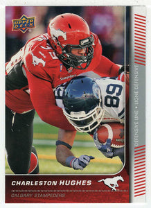 Charleston Hughes - Calgary Stampeders (CFL Football Card) 2015 Upper Deck # 104 Mint