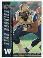 Sukh Chungh - Winnipeg Blue Bombers - Star Rookies (CFL Football Card) 2015 Upper Deck # 180 Mint