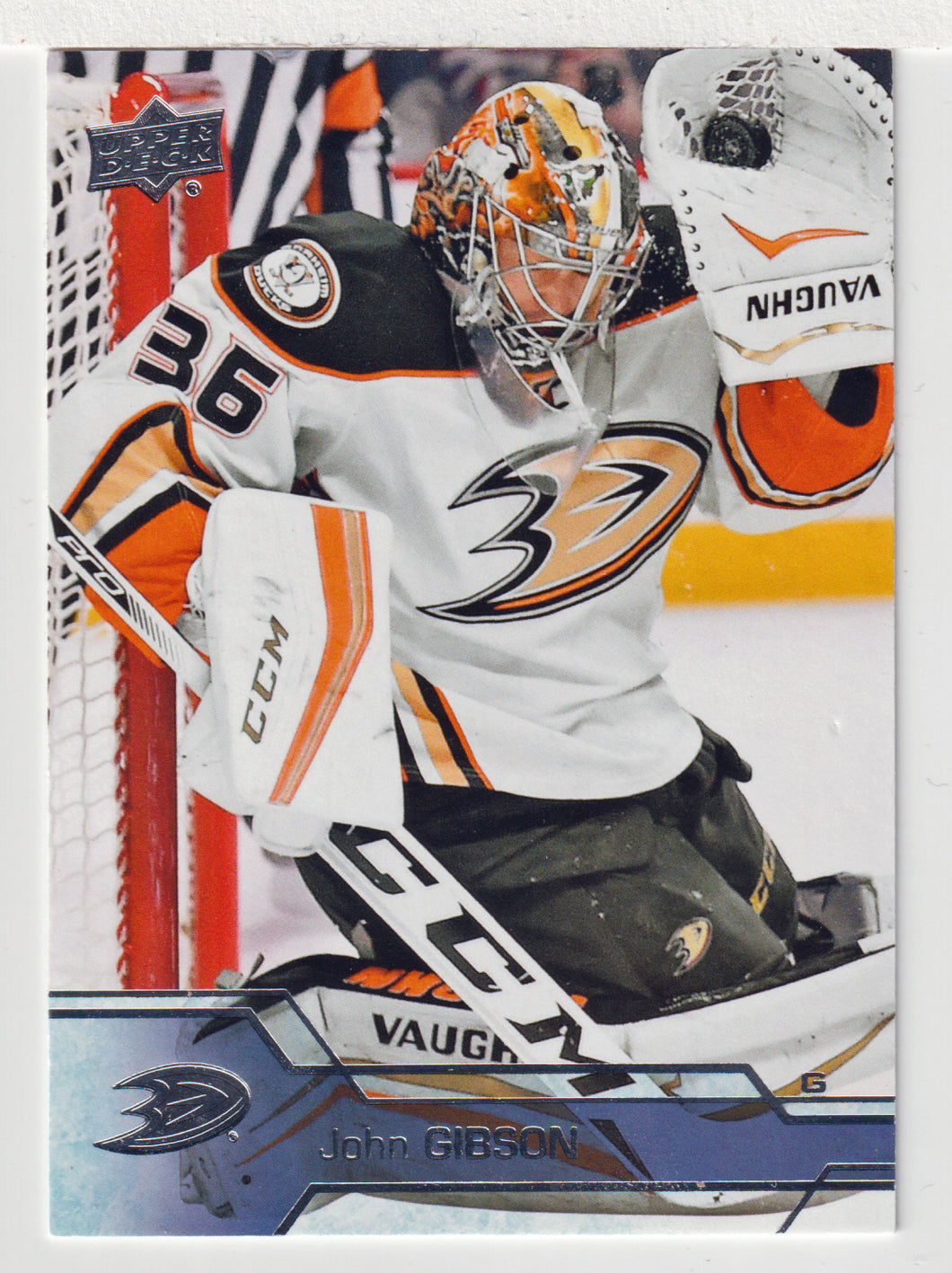 John Gibson - Anaheim Ducks (NHL Hockey Card) 2016-17 Upper Deck # 1 Mint