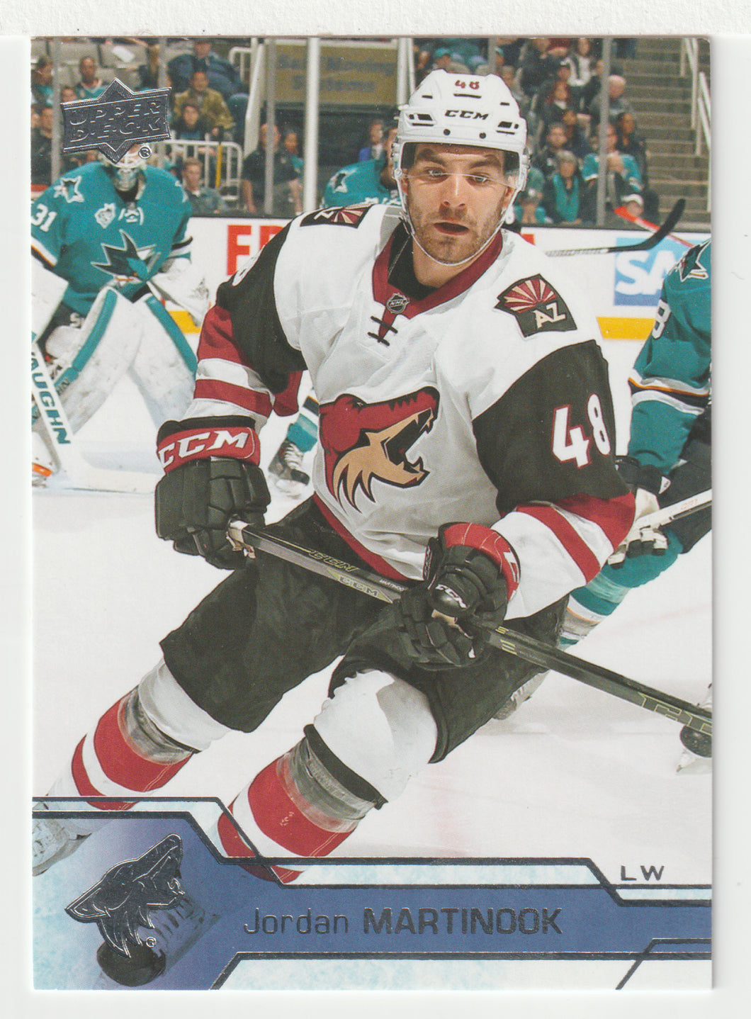 Jordan Martinook - Arizona Coyotes (NHL Hockey Card) 2016-17 Upper Deck # 10 Mint