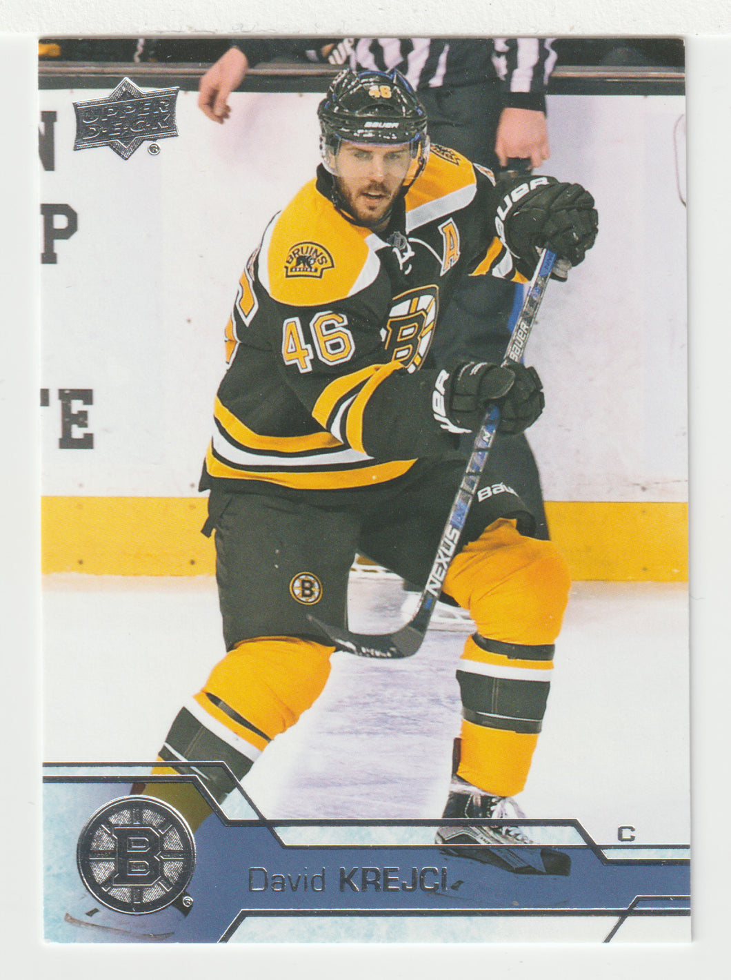 David Krejci - Boston Bruins (NHL Hockey Card) 2016-17 Upper Deck # 15 Mint