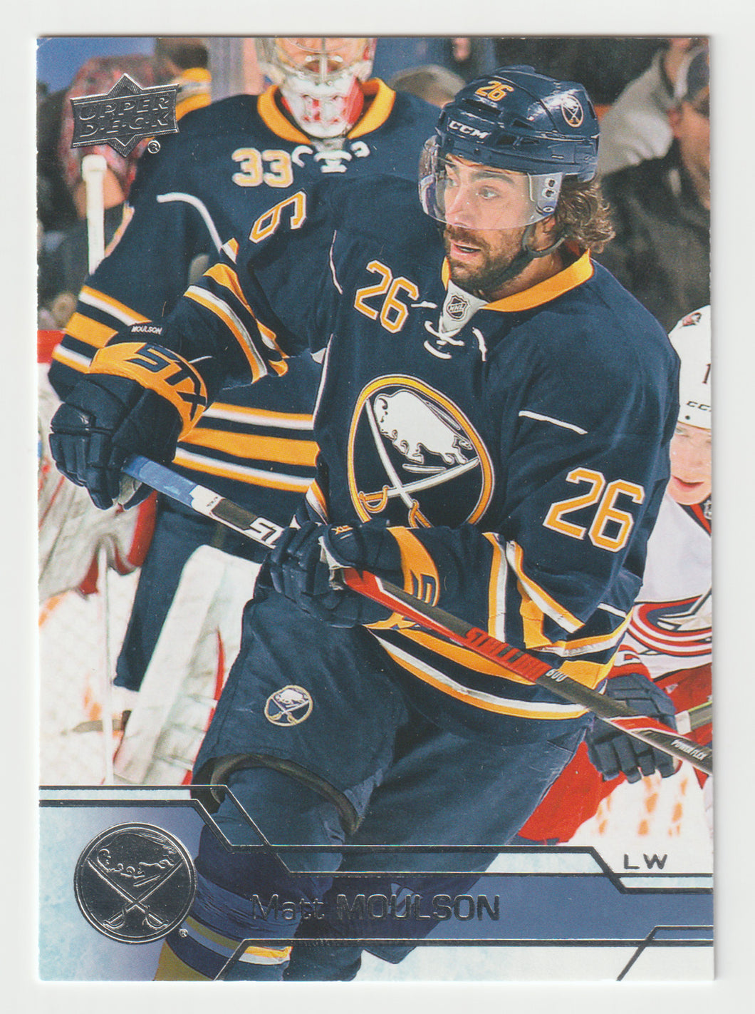 Matt Moulson - Buffalo Sabres (NHL Hockey Card) 2016-17 Upper Deck # 22 Mint