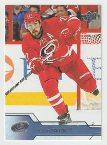 Justin Faulk - Carolina Hurricanes (NHL Hockey Card) 2016-17 Upper Deck # 37 Mint