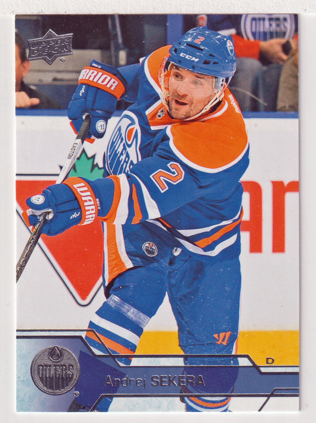 Andrej Sekera - Edmonton Oilers (NHL Hockey Card) 2016-17 Upper Deck # 72 Mint