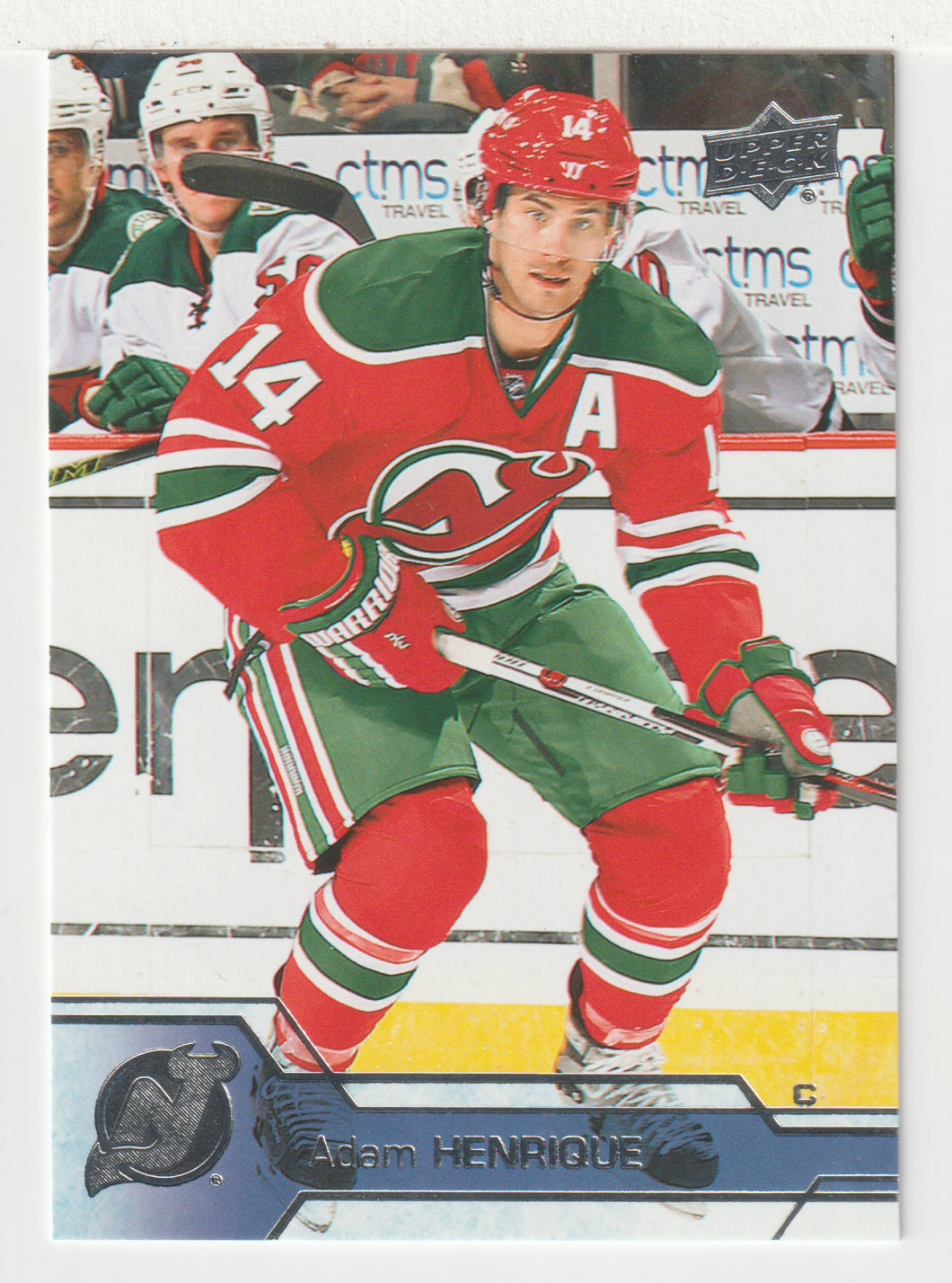 Adam Henrique - New Jersey Devils (NHL Hockey Card) 2016-17 Upper Deck # 112 Mint