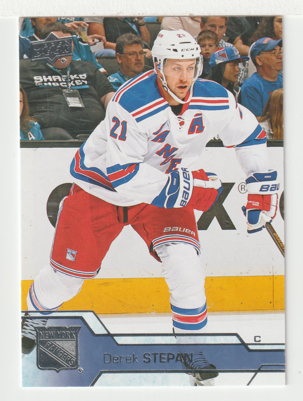 Derek Stepan - New York Rangers (NHL Hockey Card) 2016-17 Upper Deck # 124 Mint