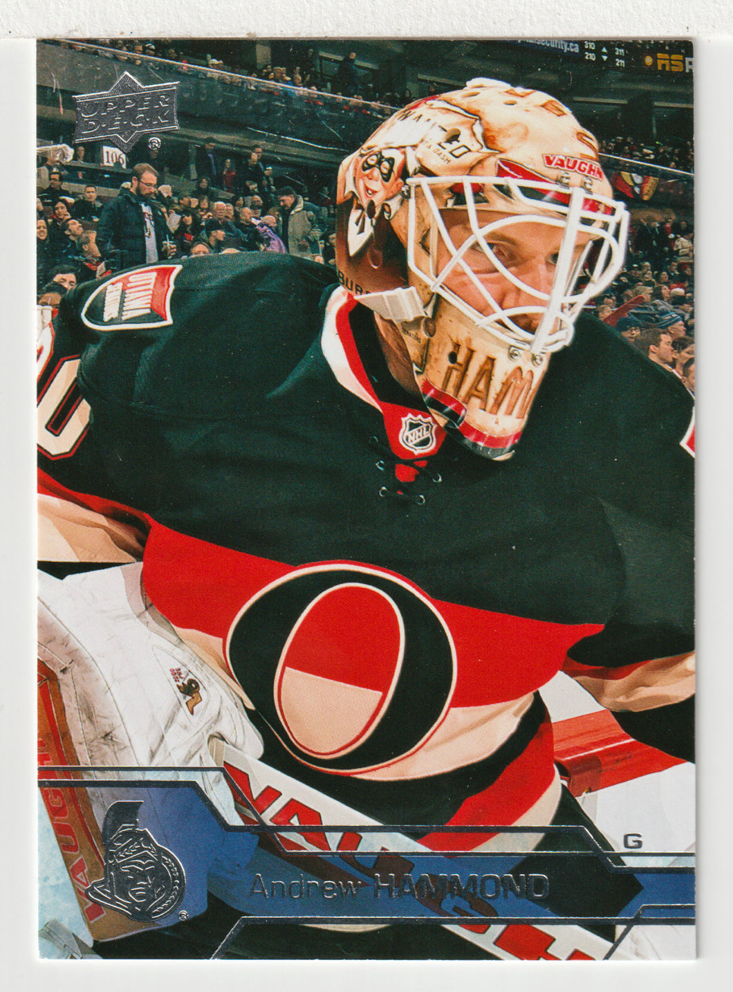 Andrew Hammond - Ottawa Senators (NHL Hockey Card) 2016-17 Upper Deck # 130 Mint