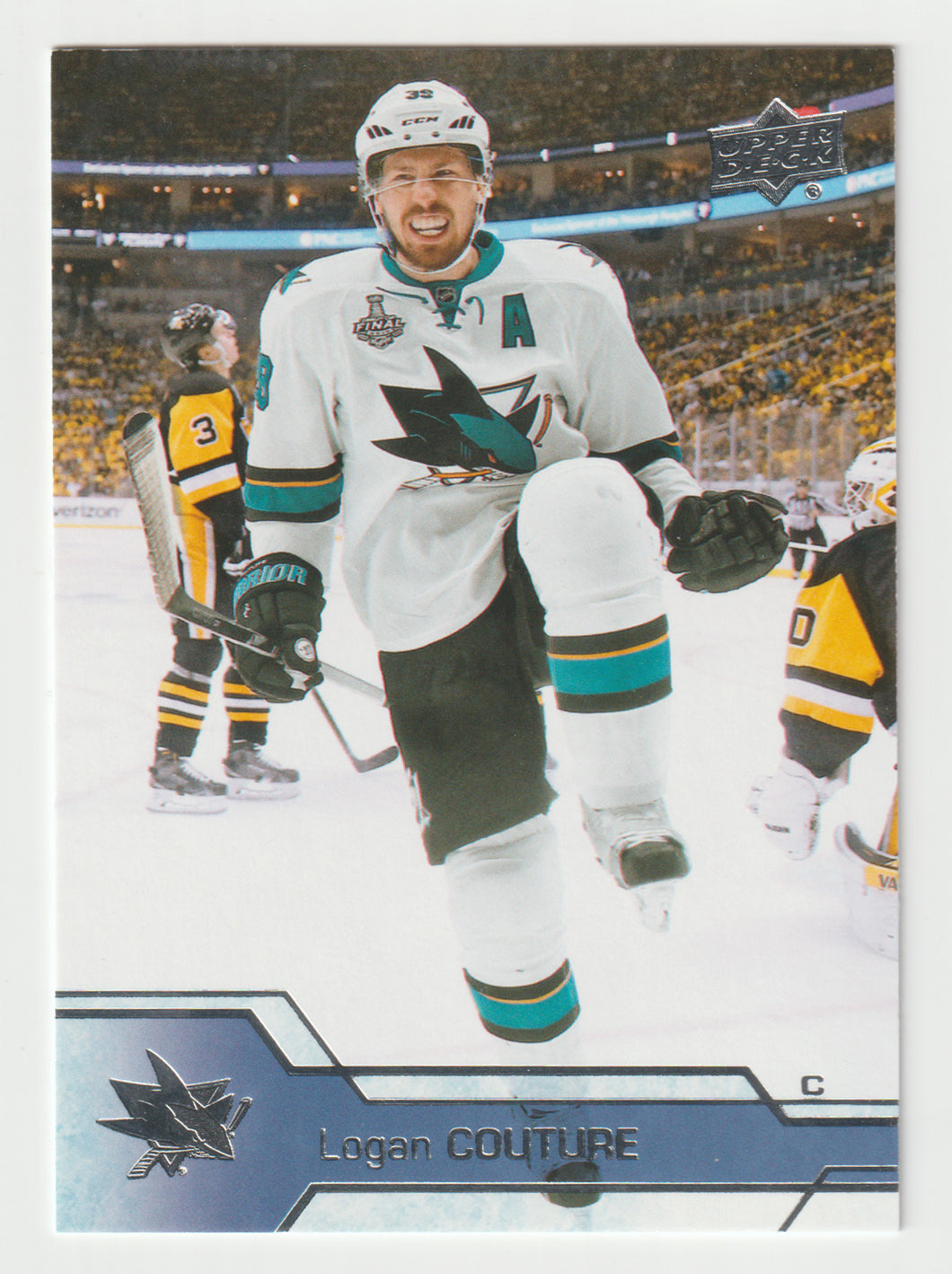 Logan Couture - San Jose Sharks (NHL Hockey Card) 2016-17 Upper Deck # 152 Mint