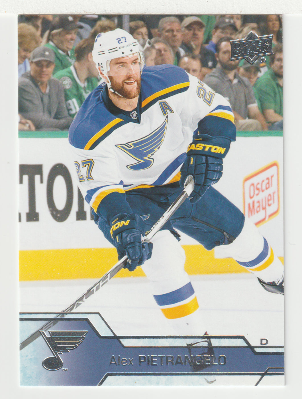Alex Pietrangelo - St. Louis Blues (NHL Hockey Card) 2016-17 Upper Deck # 155 Mint