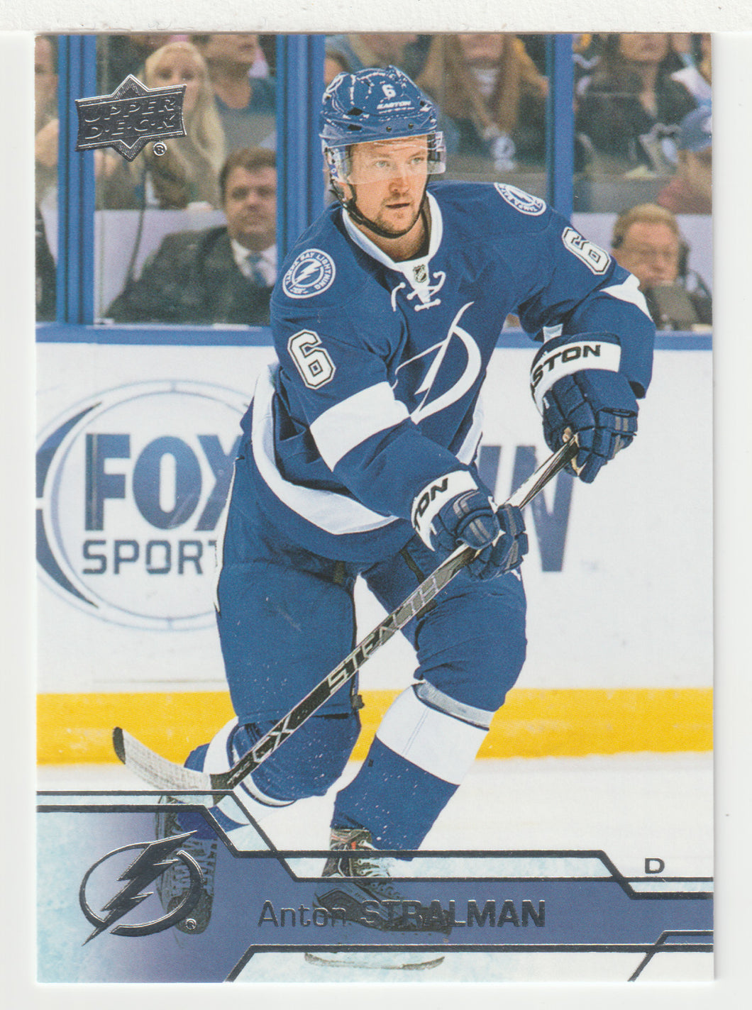 Anton Stralman - Tampa Bay Lightning (NHL Hockey Card) 2016-17 Upper Deck # 163 Mint