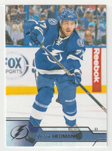 Victor Hedman - Tampa Bay Lightning (NHL Hockey Card) 2016-17 Upper Deck # 168 Mint