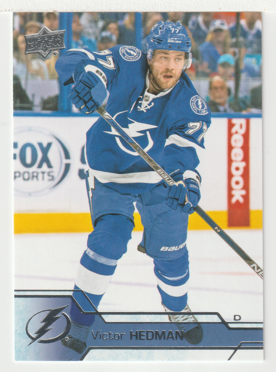 Victor Hedman - Tampa Bay Lightning (NHL Hockey Card) 2016-17 Upper Deck # 168 Mint