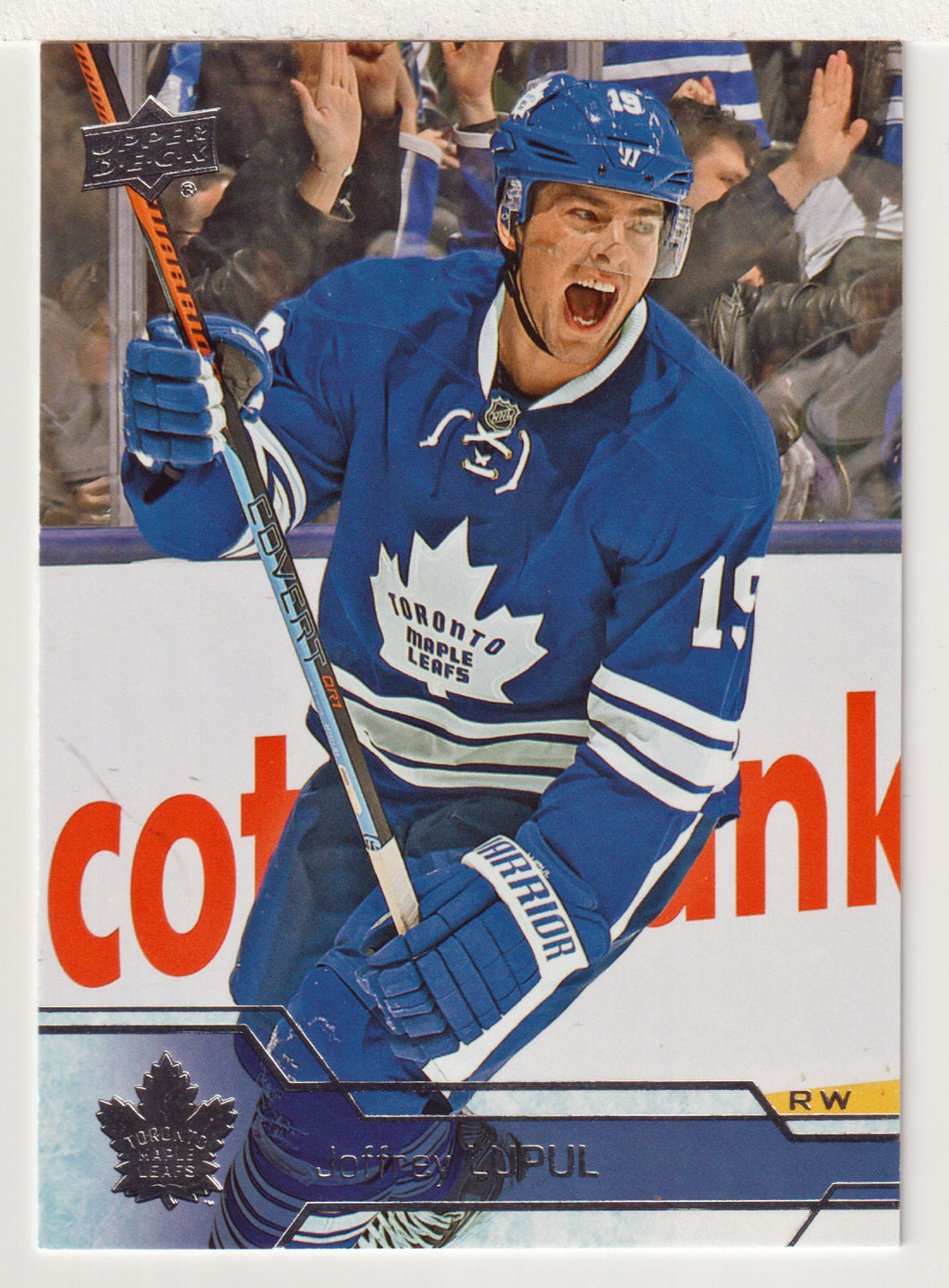 Joffrey Lupul - Toronto Maple Leafs (NHL Hockey Card) 2016-17 Upper Deck # 171 Mint