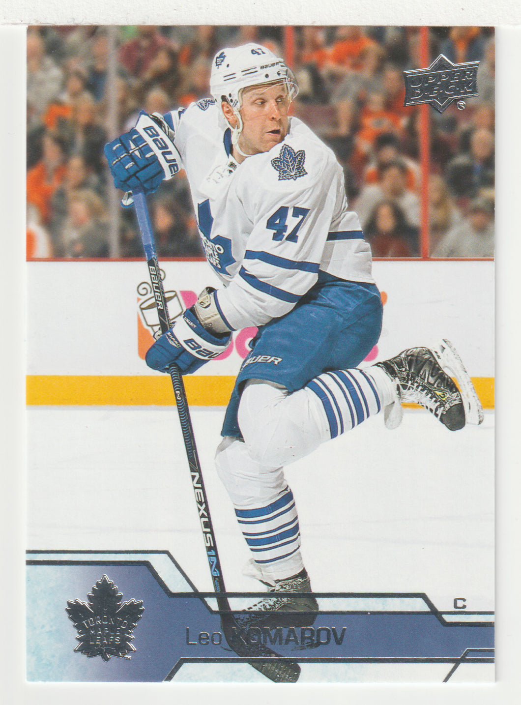 Leo Komarov - Toronto Maple Leafs (NHL Hockey Card) 2016-17 Upper Deck # 173 Mint