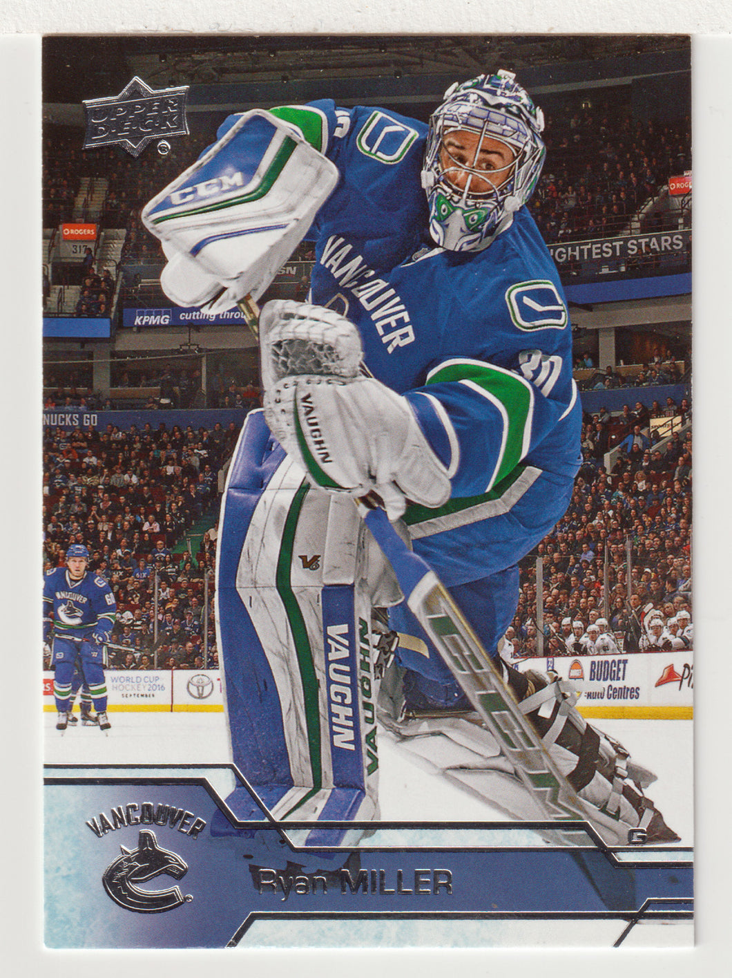 Ryan Miller - Vancouver Canucks (NHL Hockey Card) 2016-17 Upper Deck # 183 Mint