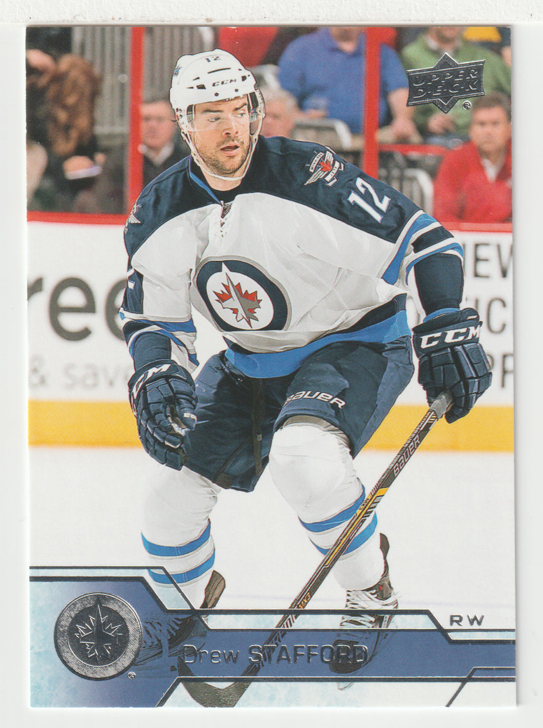 Drew Stafford - Winnipeg Jets (NHL Hockey Card) 2016-17 Upper Deck # 194 Mint