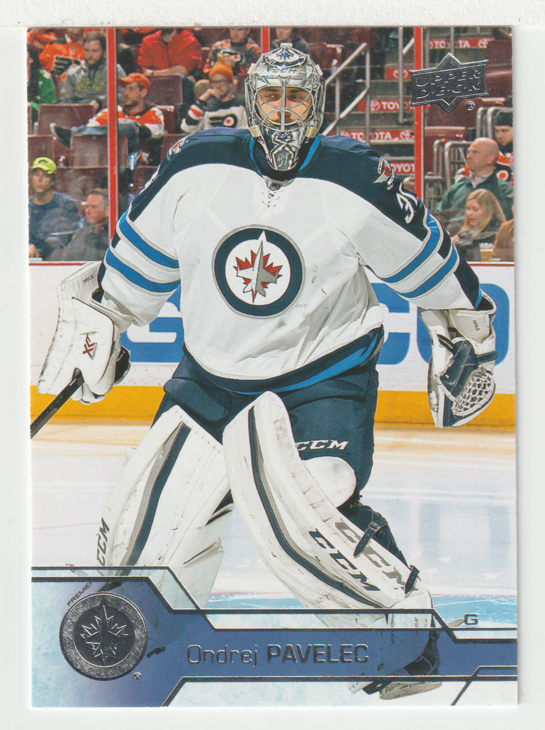 Ondrej Pavelec - Winnipeg Jets (NHL Hockey Card) 2016-17 Upper Deck # 196 Mint