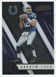 Andrew Luck - Indianapolis Colts (NFL Football Card) 2016 Panini Absolute # 8 Mint
