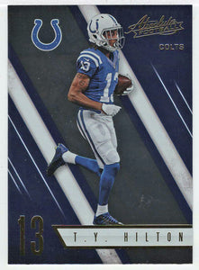 T.Y. Hilton - Indianapolis Colts (NFL Football Card) 2016 Panini Absolute # 10 Mint