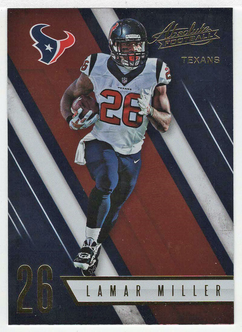 Lamar Miller - Houston Texans (NFL Football Card) 2016 Panini Absolute # 12 Mint