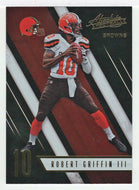 Robert Griffin III - Cleveland Browns (NFL Football Card) 2016 Panini Absolute # 18 Mint